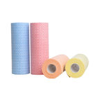 100% polyester hydrophilic cleaning towel Spunlace nonwoven fabric clean cloth colorful printed wavy type